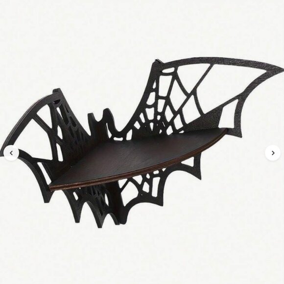 Corner Bat Floating Shelf Brown NWT - Picture 2 of 5